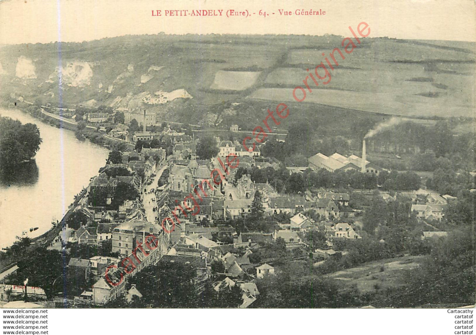 27.  LE PETIT ANDELY .  Vue Générale .  - Les Andelys