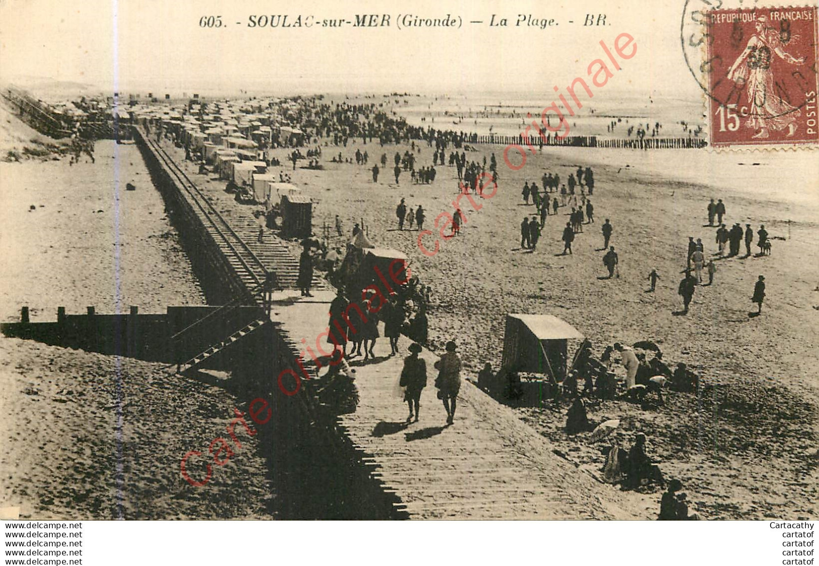 33.  SOULAC Sur MER .  La Plage . - Soulac-sur-Mer