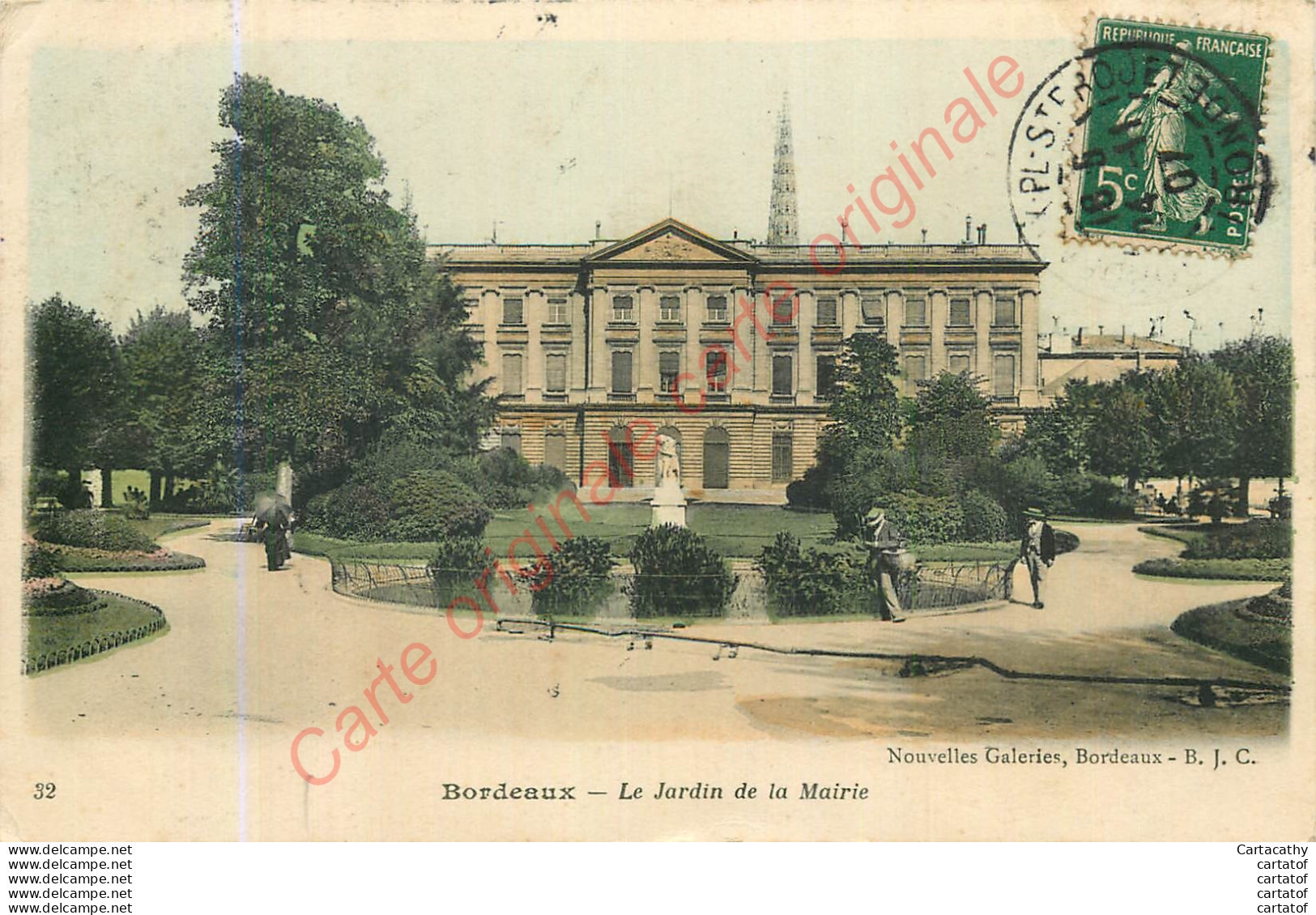 33.  BORDEAUX .  Le Jardin De La Mairie . - Bordeaux