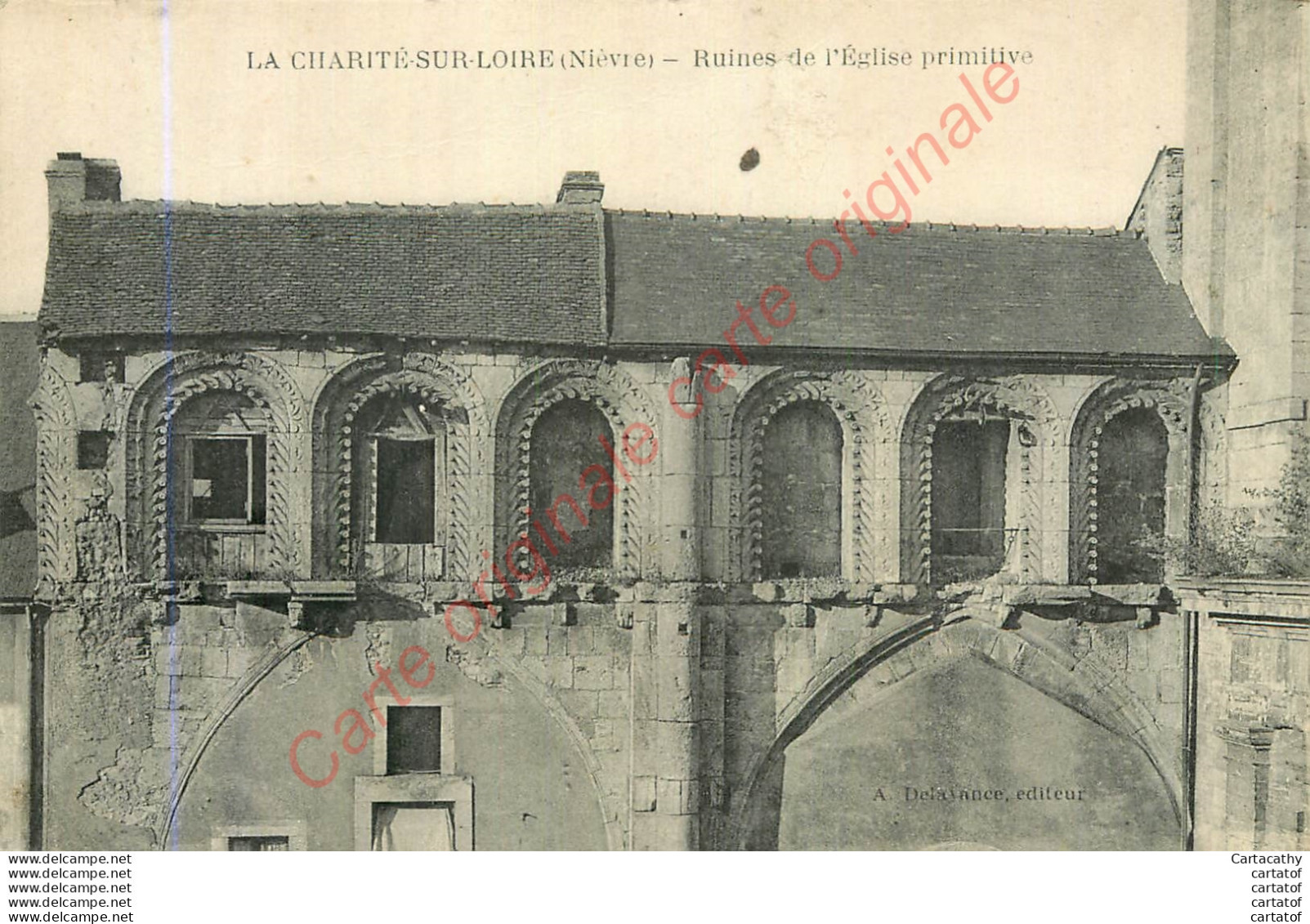 58.  LA CHARITE SUR LOIRE . Ruines De L'Eglise Primitive . - La Charité Sur Loire