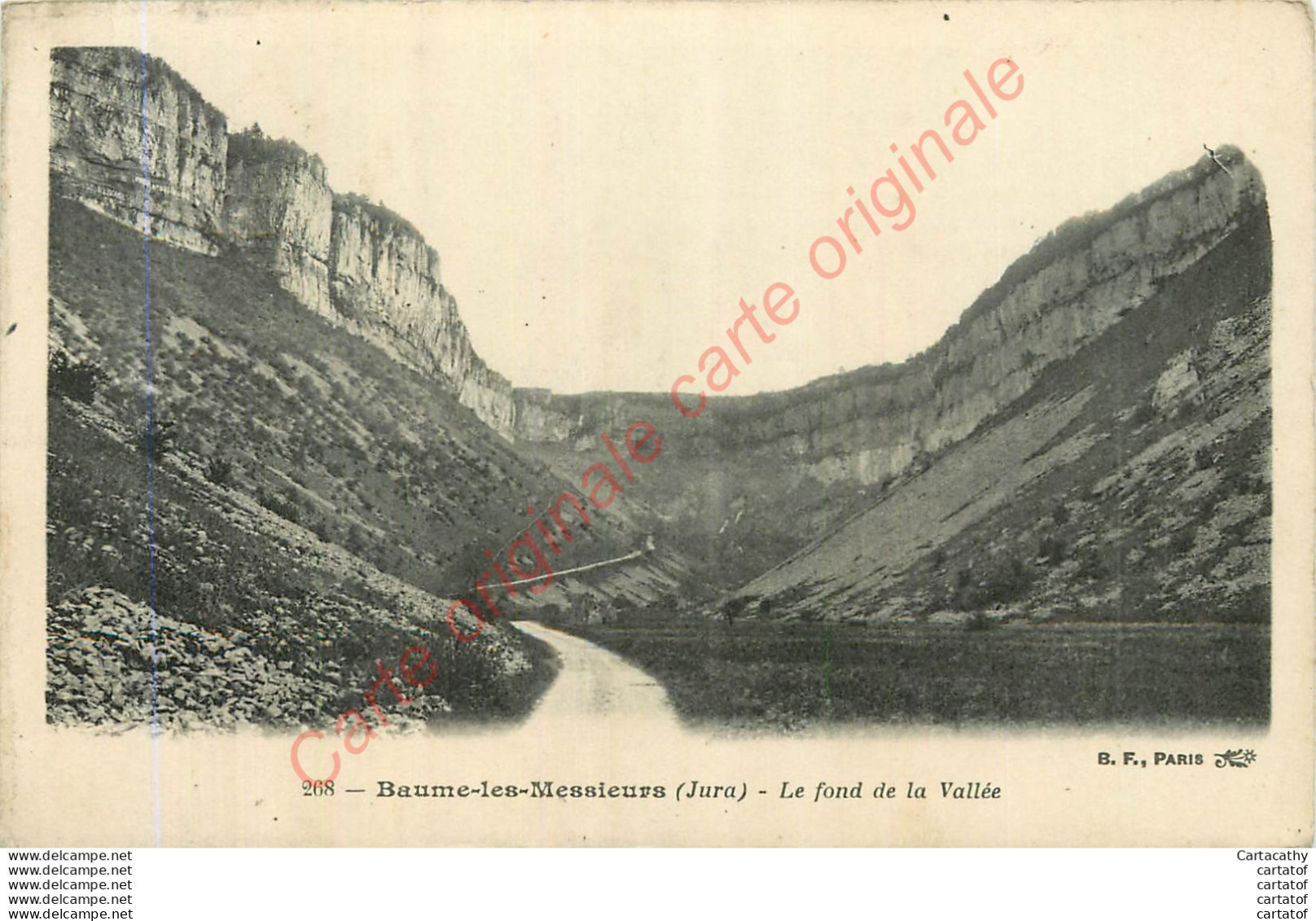 39.  BAUME LES MESSIEURS .  Le Fond De La Vallée . - Baume-les-Messieurs