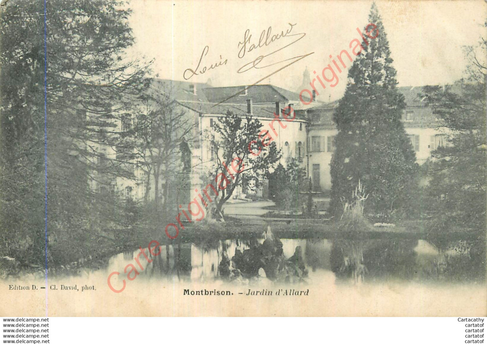 42.  MONTBRISON .  Jardin D'Allard . - Montbrison