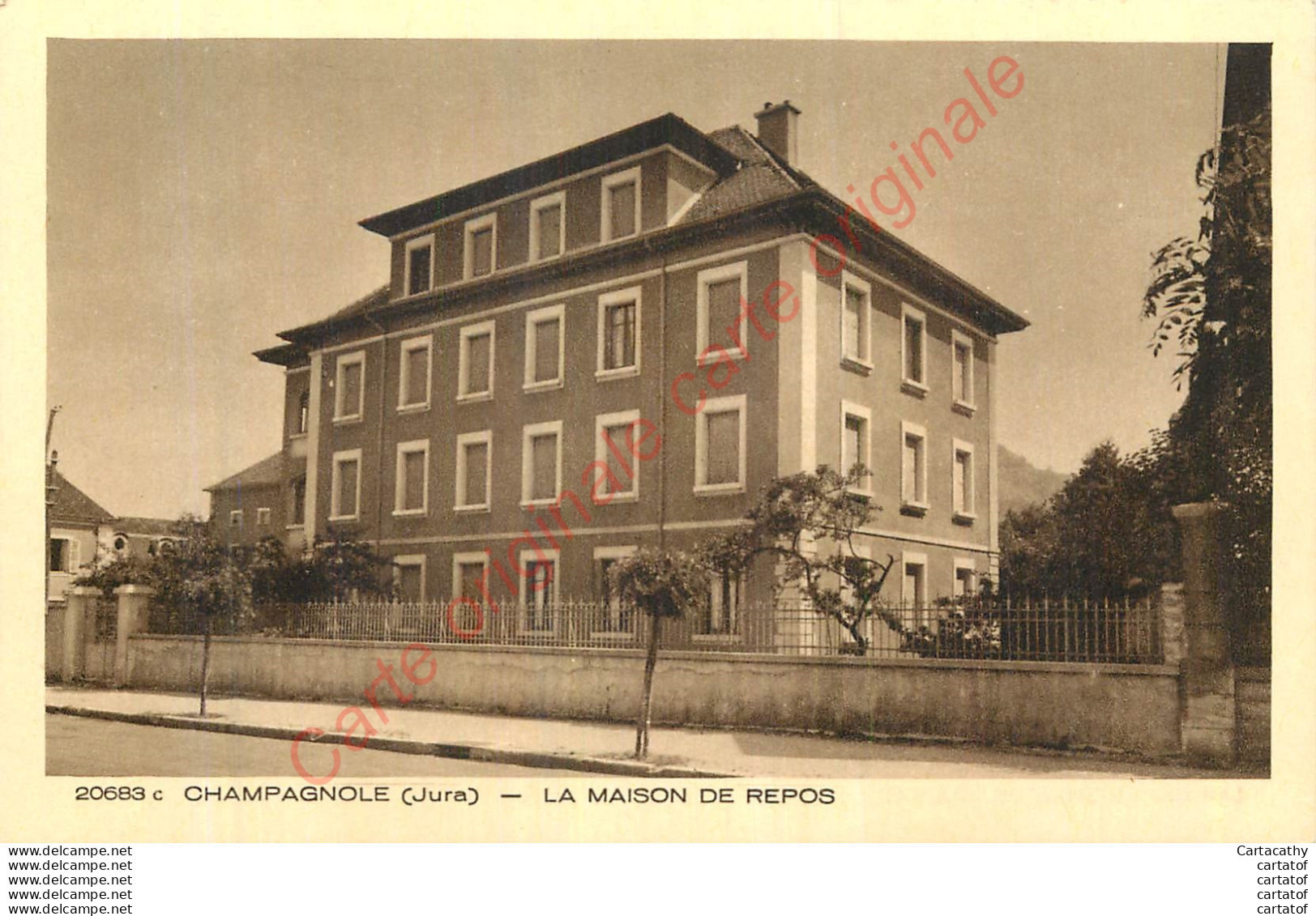 39.  CHAMPAGNOLE .  LA MAISON DE REPOS . - Champagnole