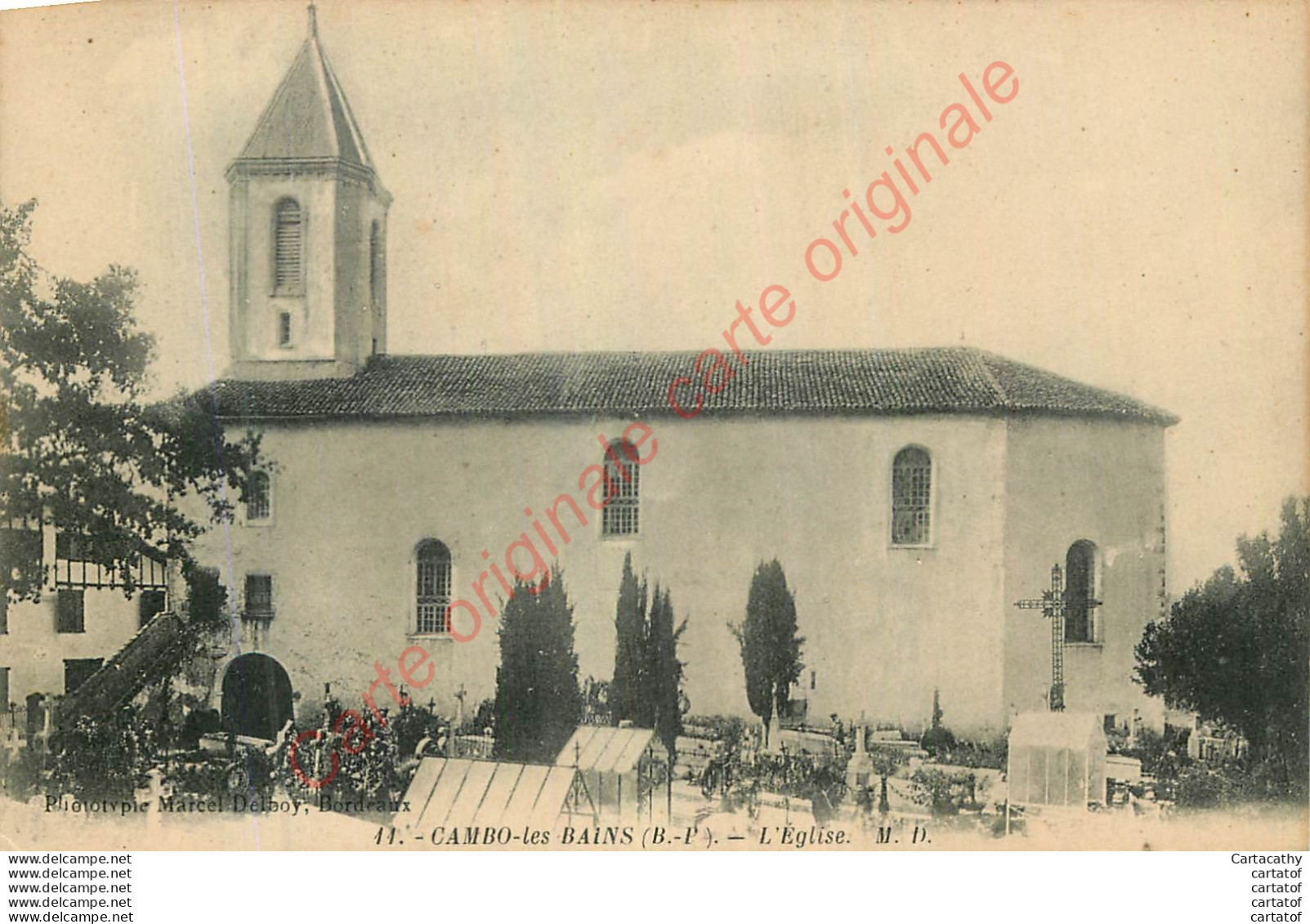 64.  CAMBO LES BAINS .  L'Eglise . - Cambo-les-Bains