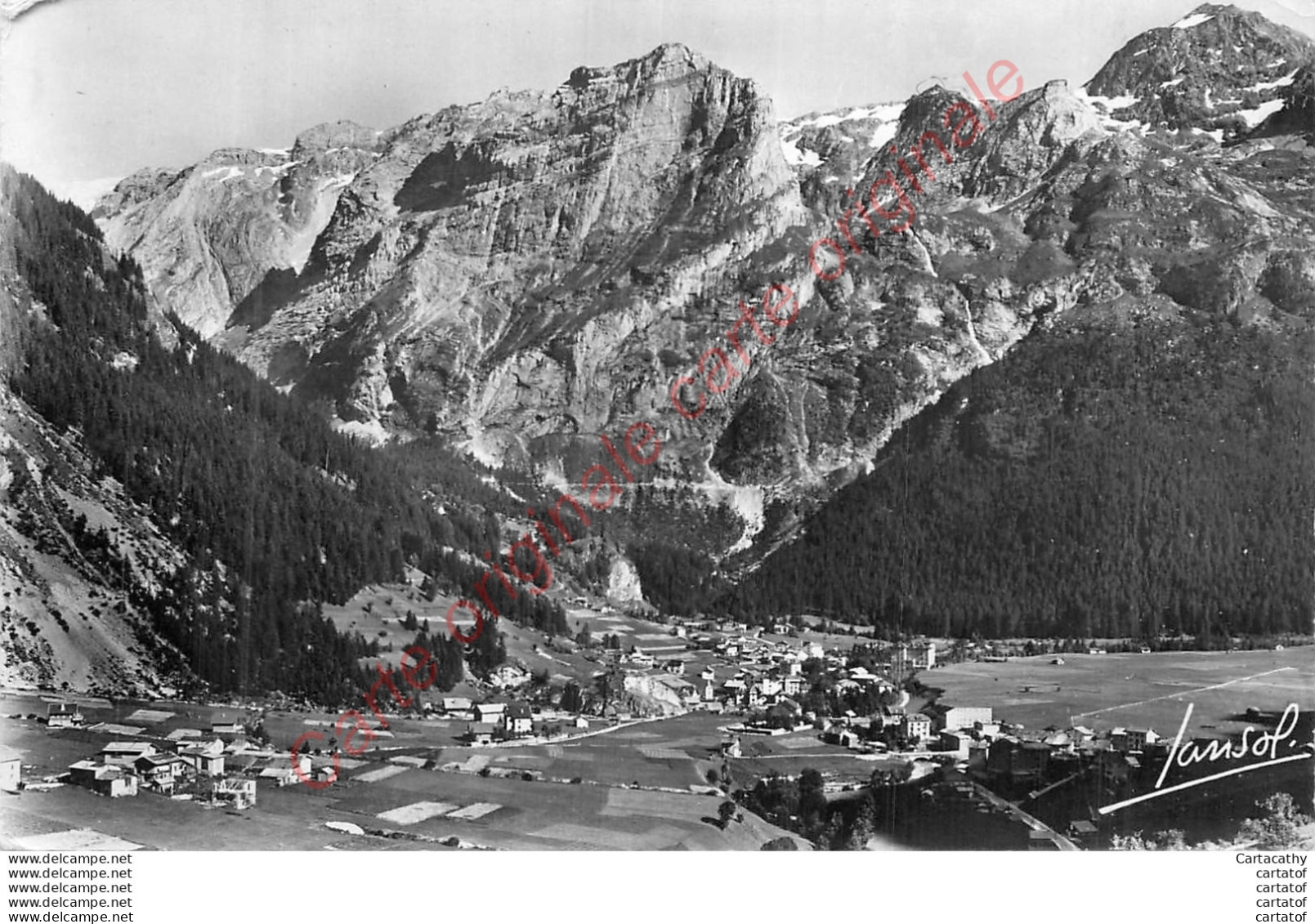 73.  PRALOGNAN LA VANOISE .  Vue Générale Et Le Grand Marchet . - Pralognan-la-Vanoise