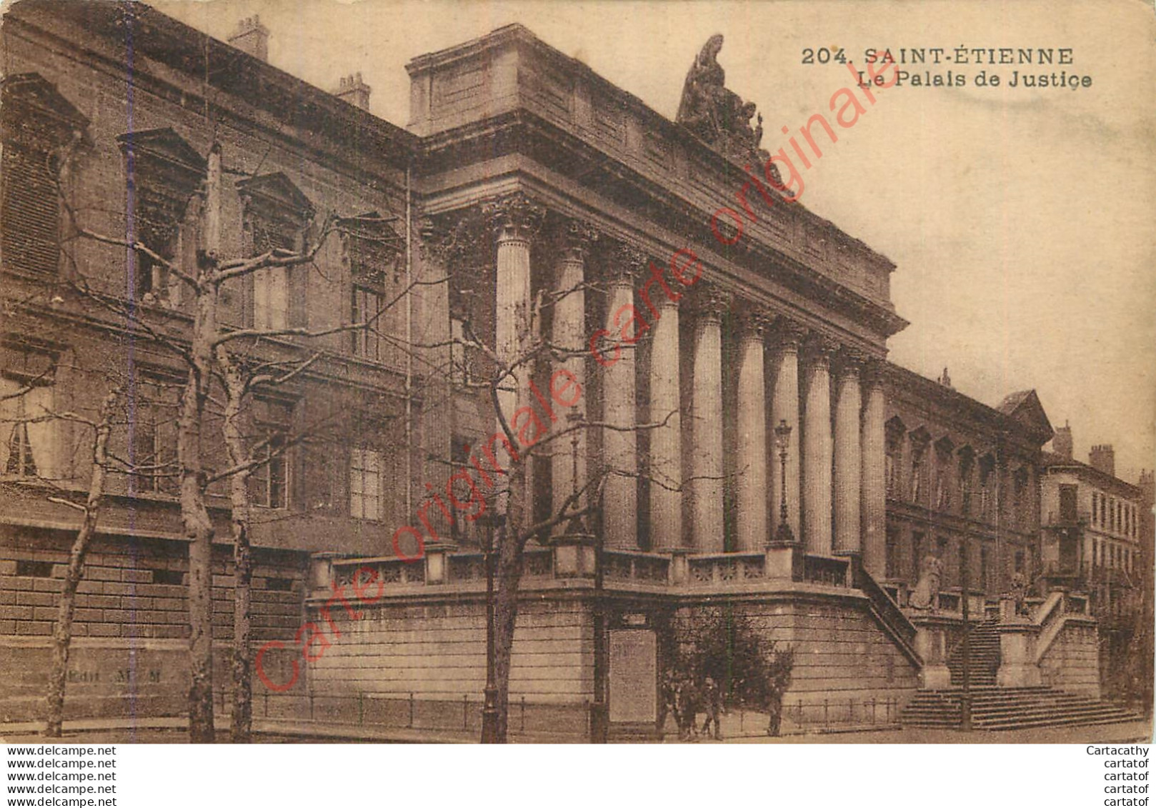42.  SAINT ETIENNE .  Le Palais De Justice . - Saint Etienne