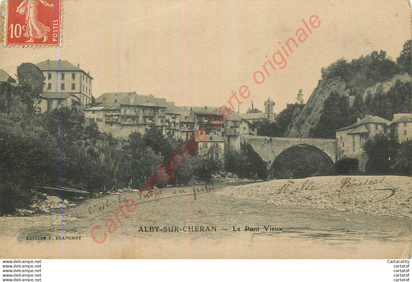 74.  ALBY SUR CHERAN .  Le POnt Vieux . - Alby-sur-Cheran