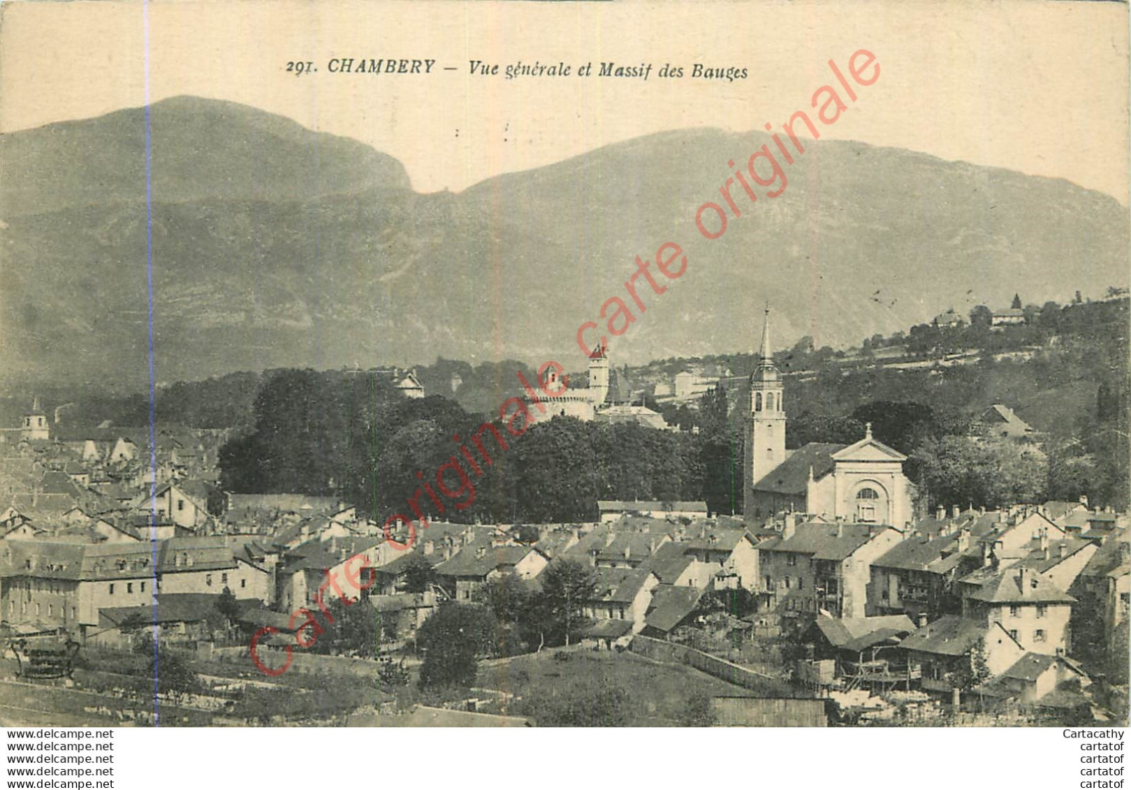 73.  CHAMBERY .  Vue Générale Et Massif Des Bauges . - Chambery