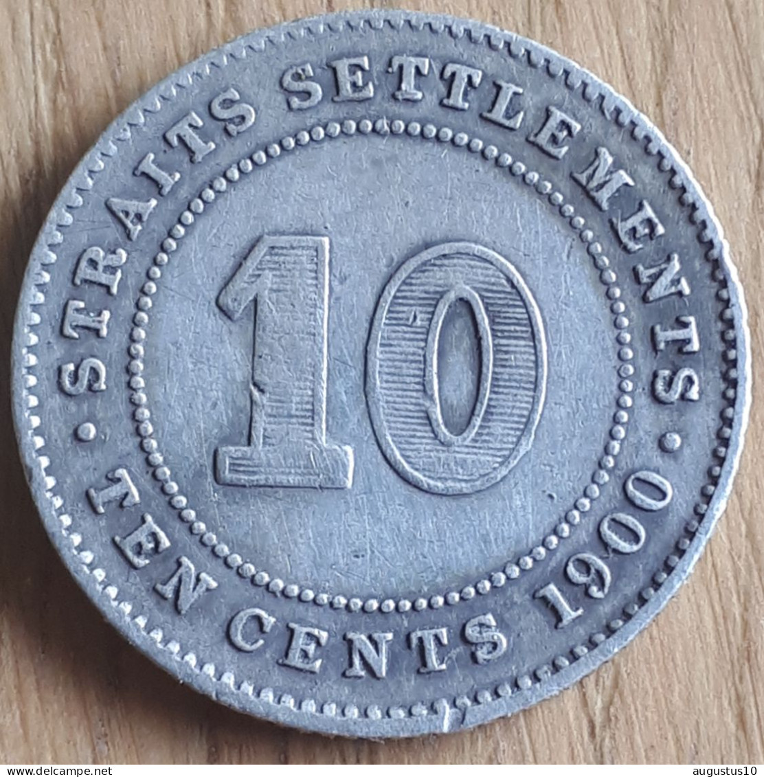 MALAYSIA / STRAITS SETTLEMENTS 10 CENTS 1900 KM 11 - Malaysie