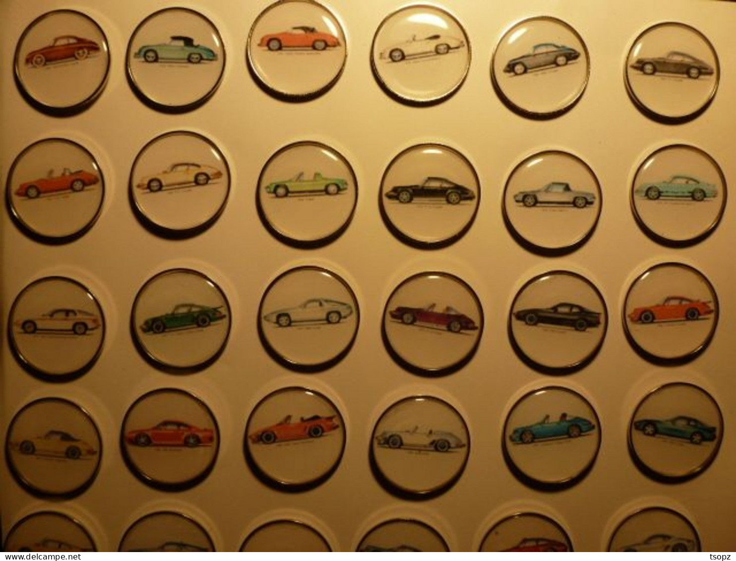 Complet Set 40 Pins PORSCHE History 1948 - 2012 - Porsche