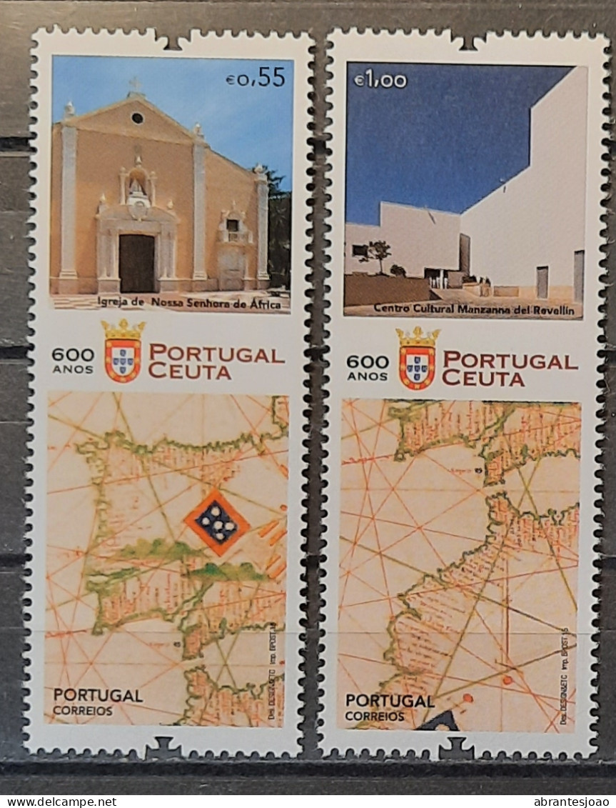 2015 - Portugal - MNH - Portugal - Ceuta - 600 Years - 2 Stamps - Ongebruikt