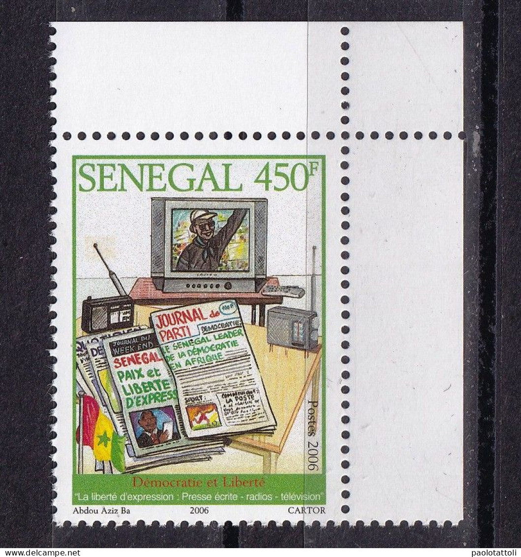 Senegal, 2006- Dèmoratie Et Libertè , La Libertè D'expression. Uncomplete Issue. NewNH - Senegal (1960-...)