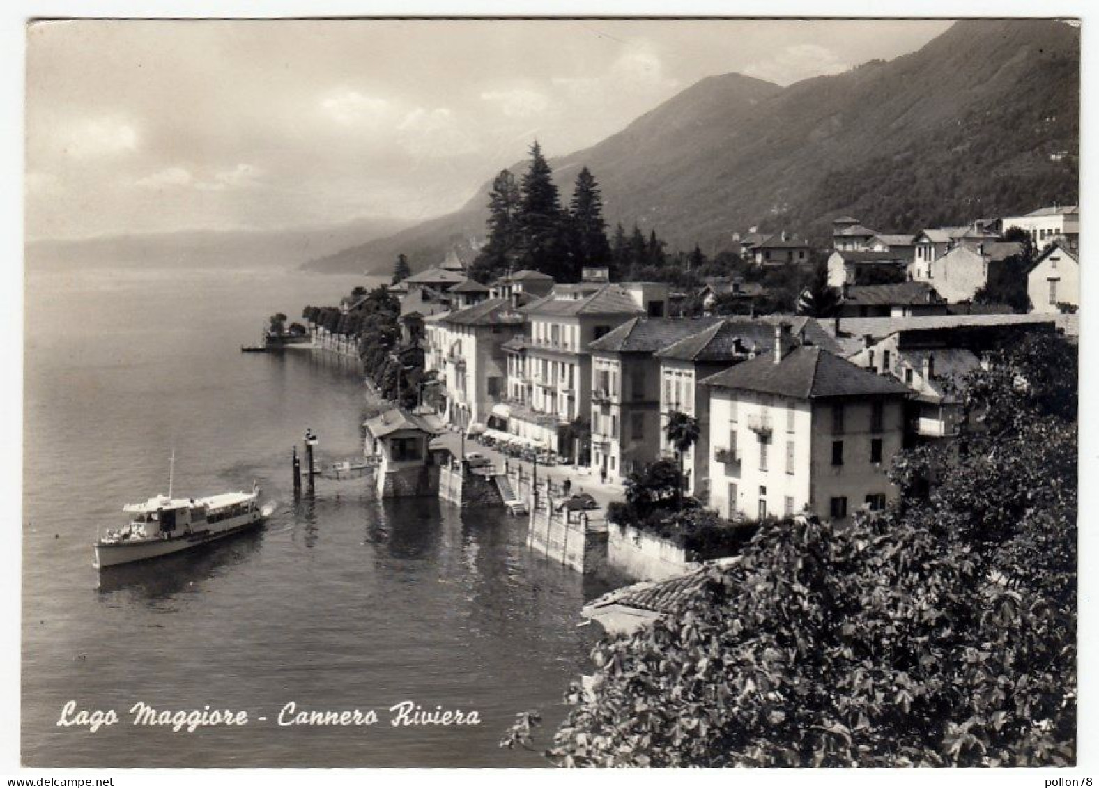 LAGO MAGGIORE - CANNERO RIVIERA - VERBANIA - 1963 - Verbania