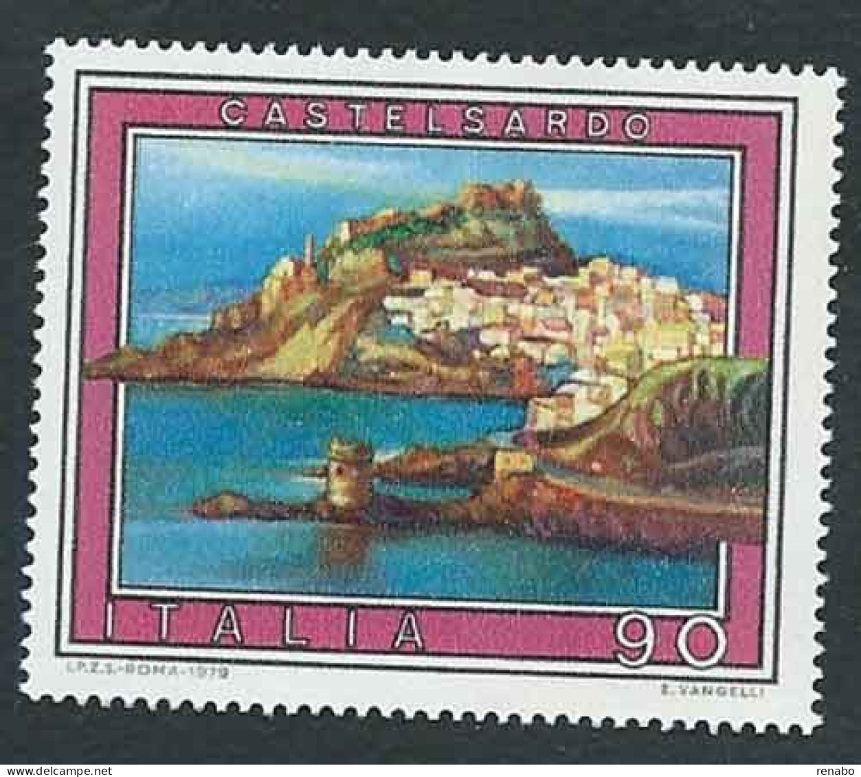 Italia, Italy, Italie, Italien 1979; Il Promontorio Di Castelsardo Scende Nel Mar Di Sardegna. Nuovo. - Géographie