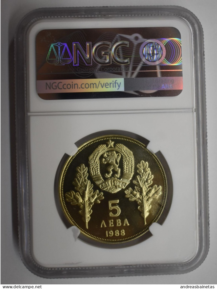 Coins Bulgaria 5 Leva (1988) - Bulgarien