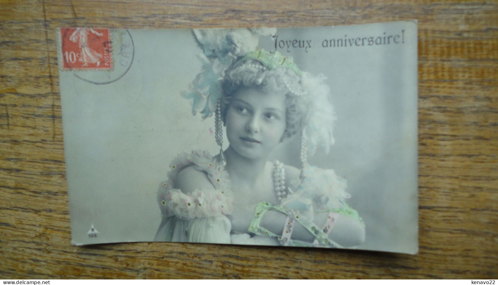 Ancienne Carte , Silhouette Ou Portrait D'une Jeune Fille - Silhouetkaarten