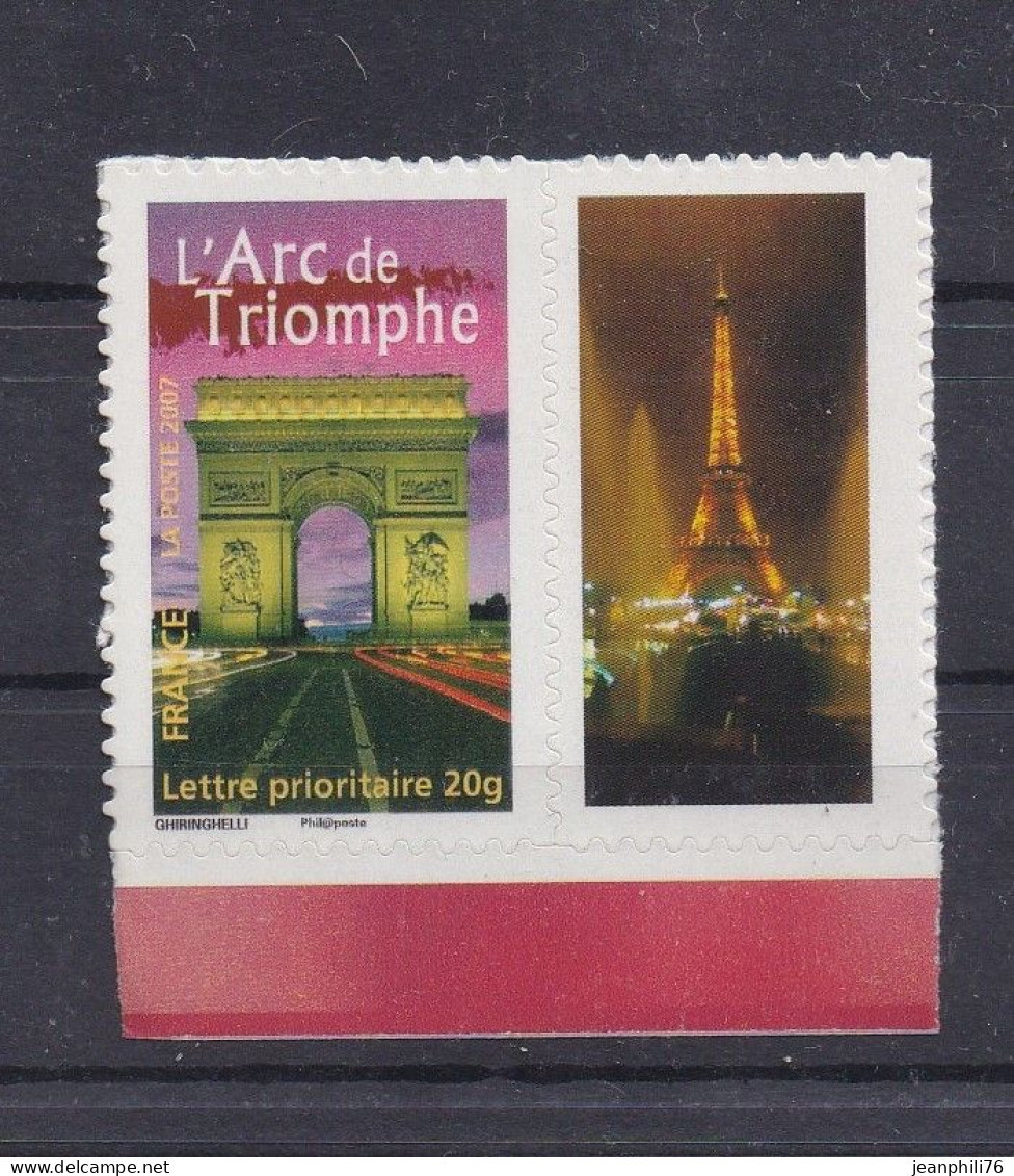 Timbre Auto-adhésif Personnalisé L'arc De Triomphe - Unused Stamps
