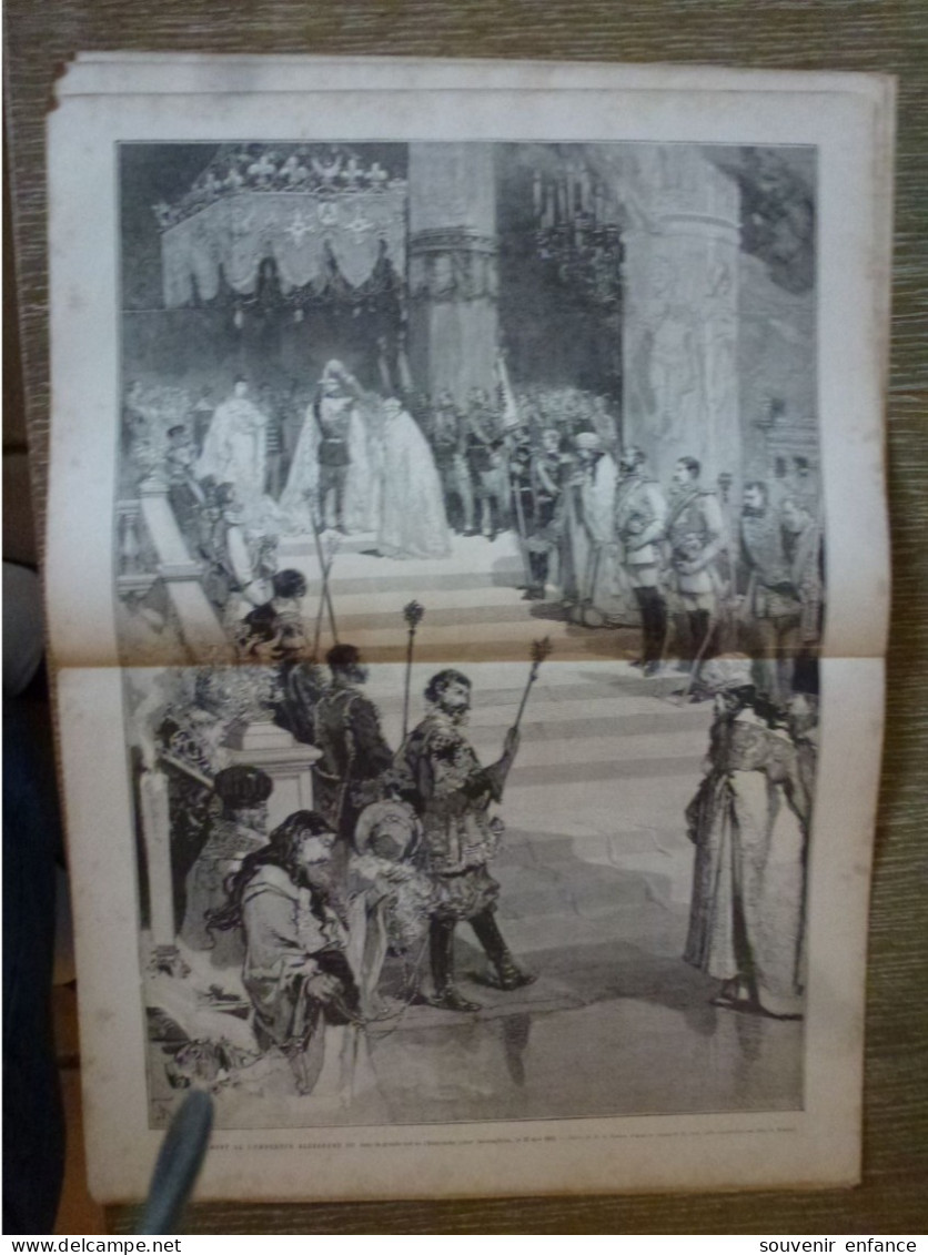 Le Monde Illustré Juin 1883 Tsarevitch Nicolas Alexandrovitch Couronnement Du Tsar Impératrice - Zeitschriften - Vor 1900