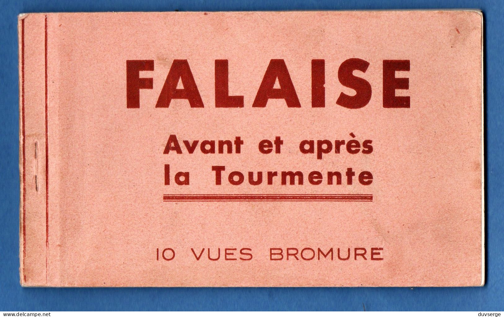 14 Calvados Falaise Carnet 10 Vues Avant Et Apres La Tempete Destructions Guerre 39 - 45 - Falaise