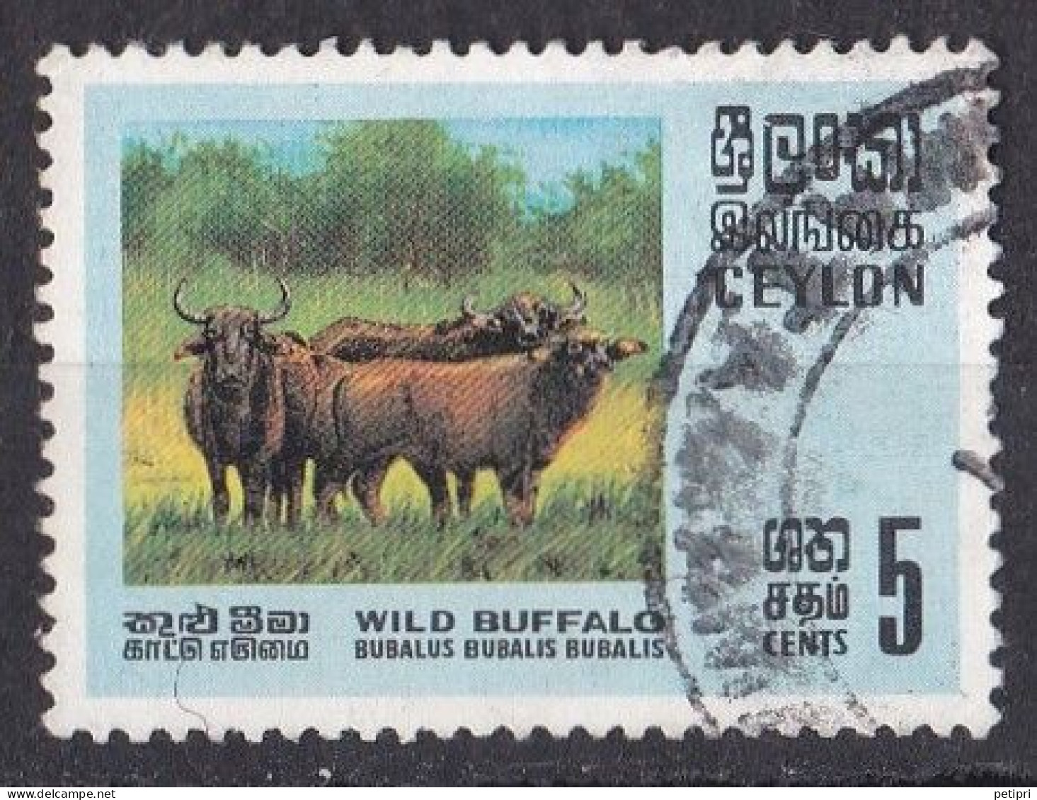 Asie  - Sri  Lanka ( Ceylan ) -   Y&T   N °  413  Oblitéré - Sri Lanka (Ceylan) (1948-...)