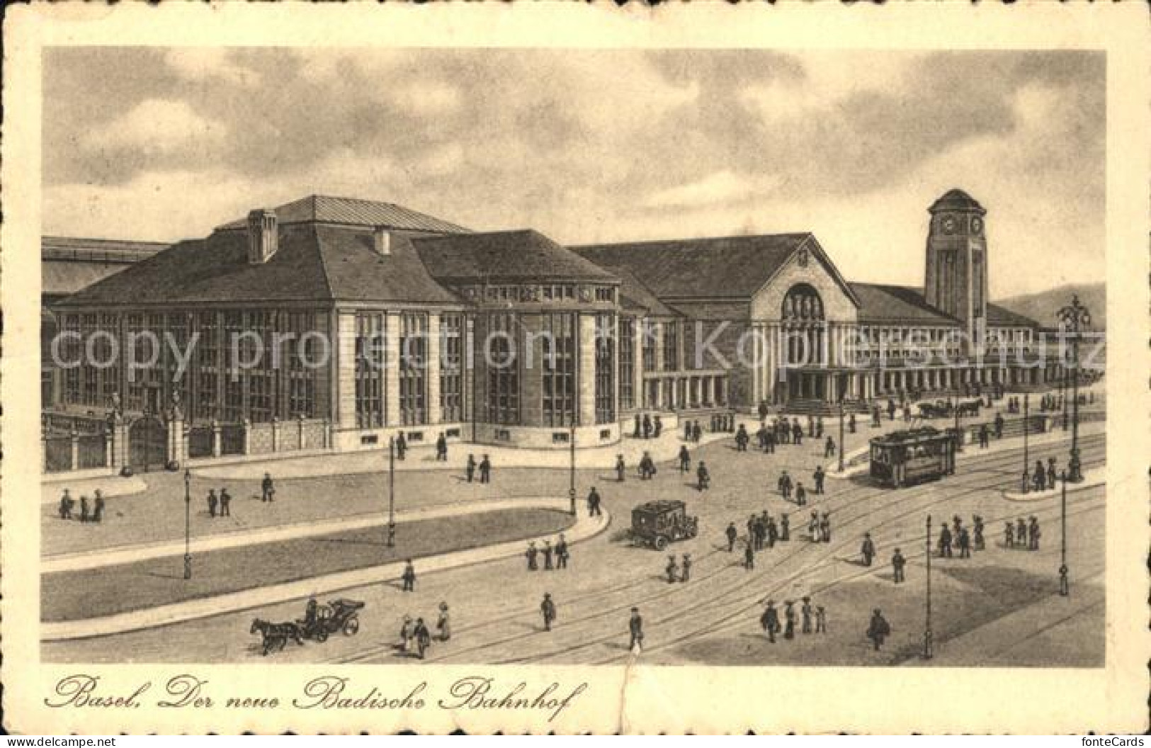 11738741 Basel BS Der Neue Badische Bahnhof Basel BS - Andere & Zonder Classificatie