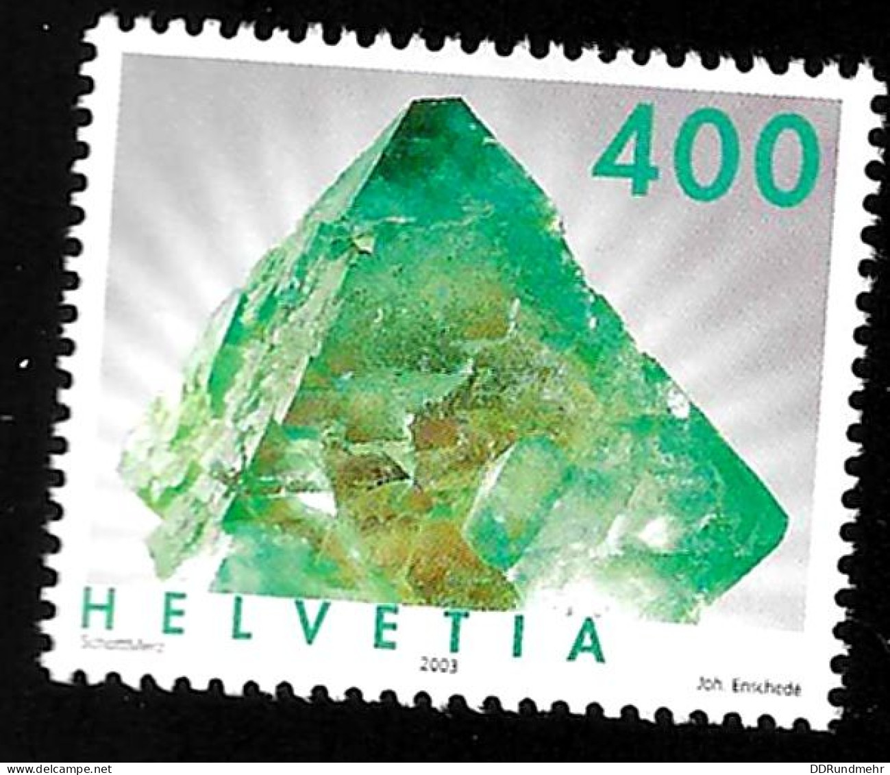 2003 Minerals Michel CH 1845 Stamp Number CH 1155 Yvert Et Tellier CH 1777 Stanley Gibbons CH 1524 Xx MNH - Nuovi
