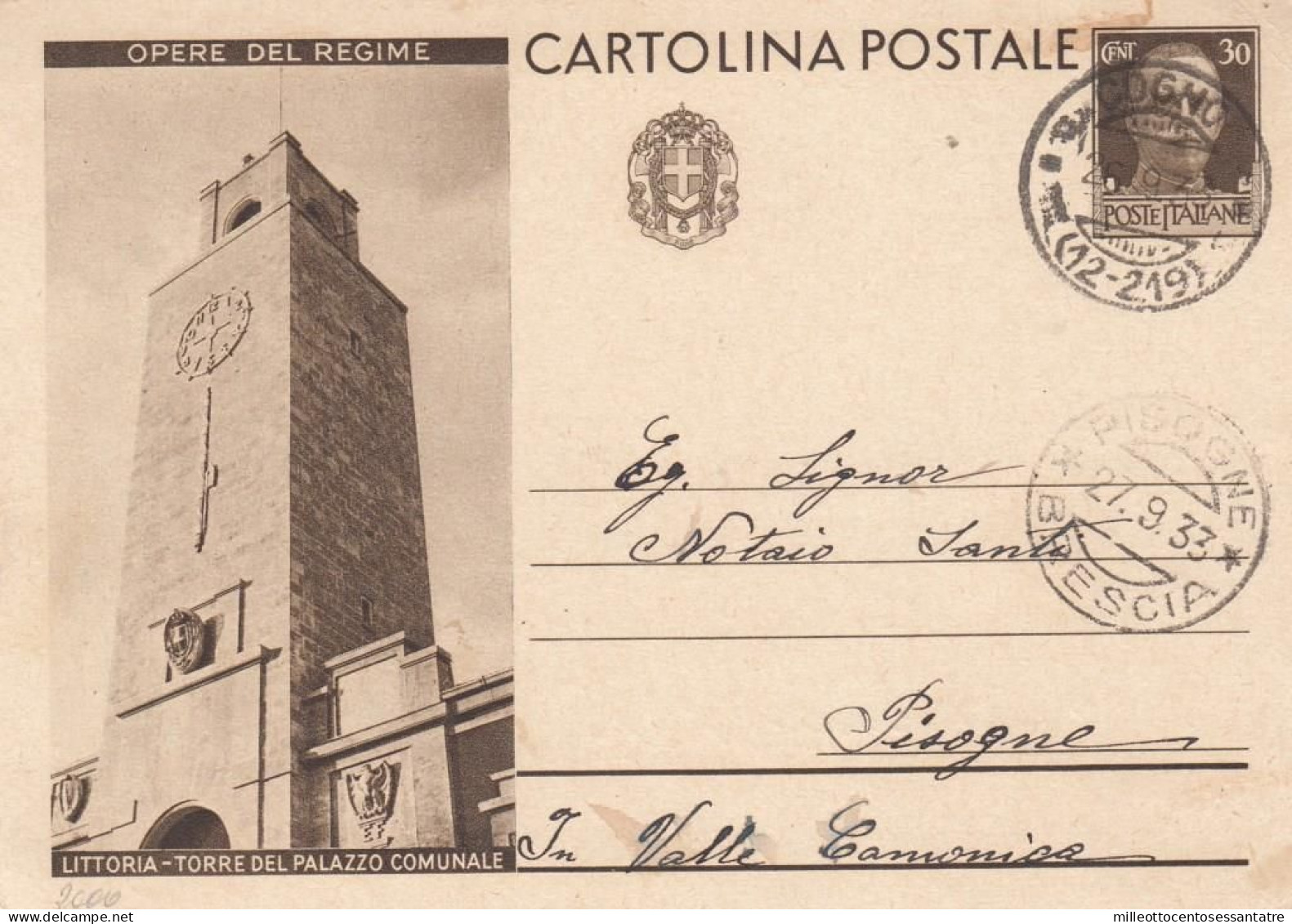 1578  - REGNO - TRE Cartoline Postali Serie "Opere Del Regime" - Interi Postali