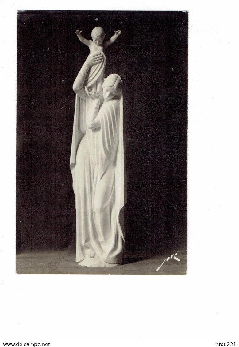 Cpm - PAU - La Vierge Du Clocher De L'église N.D. -- Photo Jové Pau N°69 - 1953 - Jésus