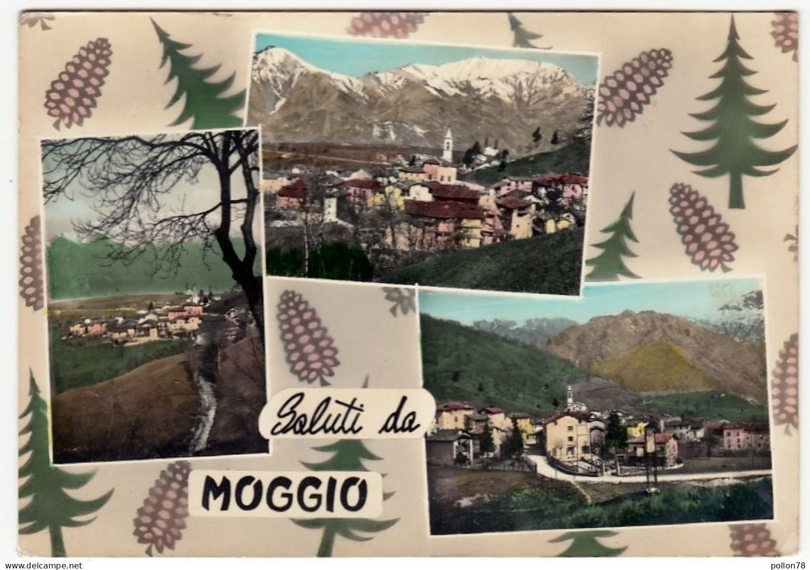 SALUTI DA MOGGIO - LECCO - 1957 - VEDUTE - Lecco