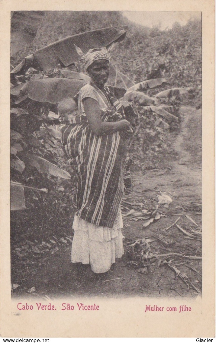 Cabo Verde - São Vicente - Mulher Com Filho - Cap Verde
