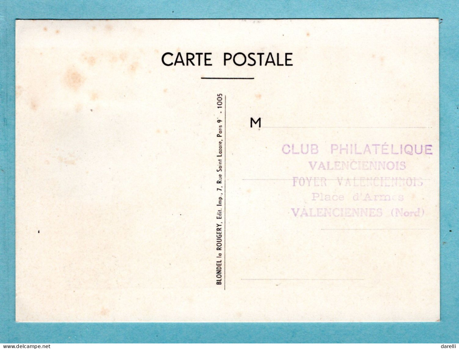 Carte Maximum 1955 - Journée Du Timbre 1955 - 85ème Anniversaire De La Poste Aérienne - YT 1018 - Valenciennes - 1950-1959