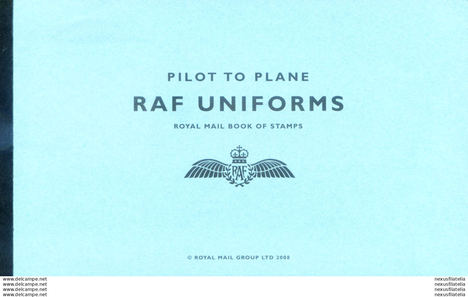 "RAF Uniforms" 2008. Libretto. - Postzegelboekjes