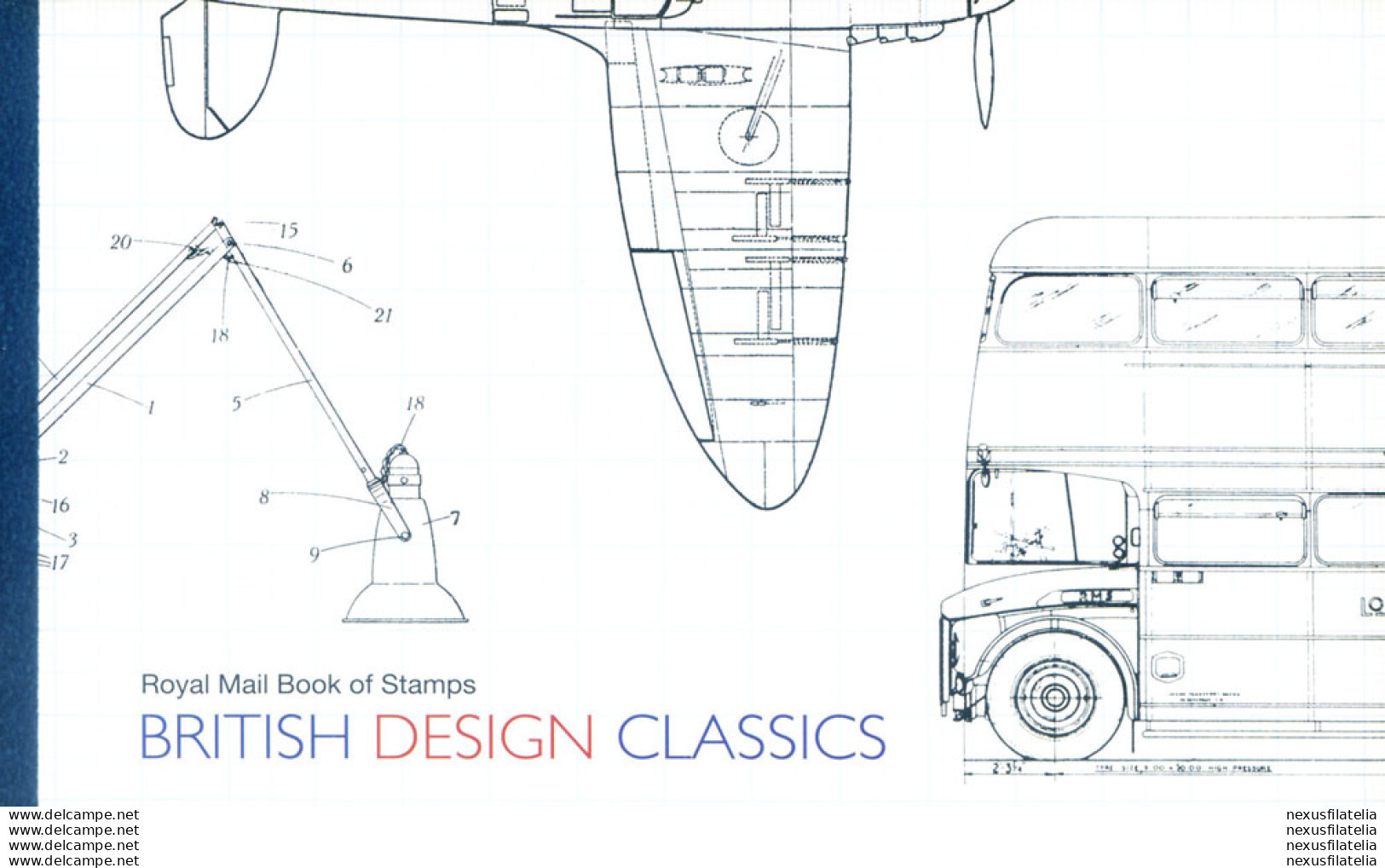 "British Design Classic" 2009. Libretto. - Markenheftchen
