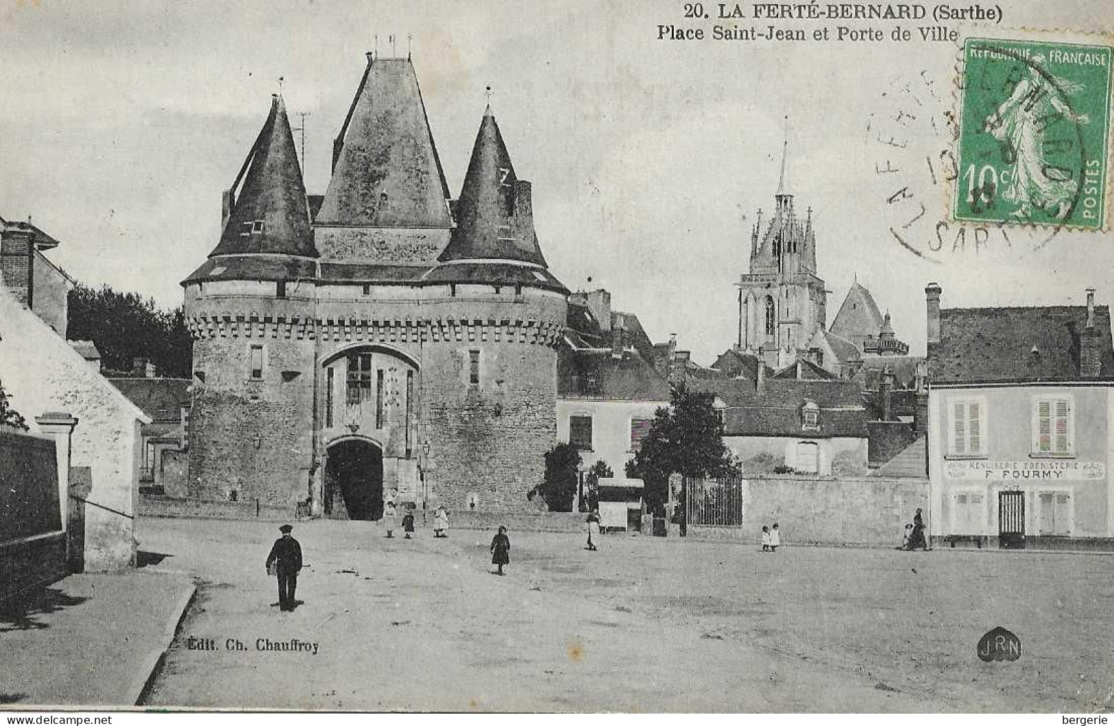 C/280              72    La Ferté Bernard     -    Place Saint-jean Et Porte De Ville - La Ferte Bernard