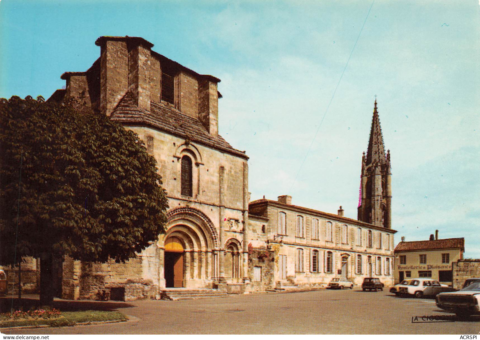 SAINT EMILION  église Collégiale Le Portail Roman  9 (scan Recto Verso)MG2803 - Saint-Emilion