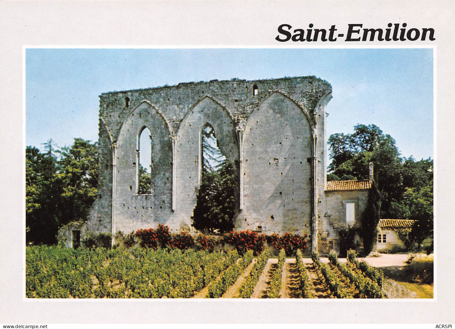 SAINT EMILION  La Grande Muraille  30 (scan Recto Verso)MG2803 - Saint-Emilion