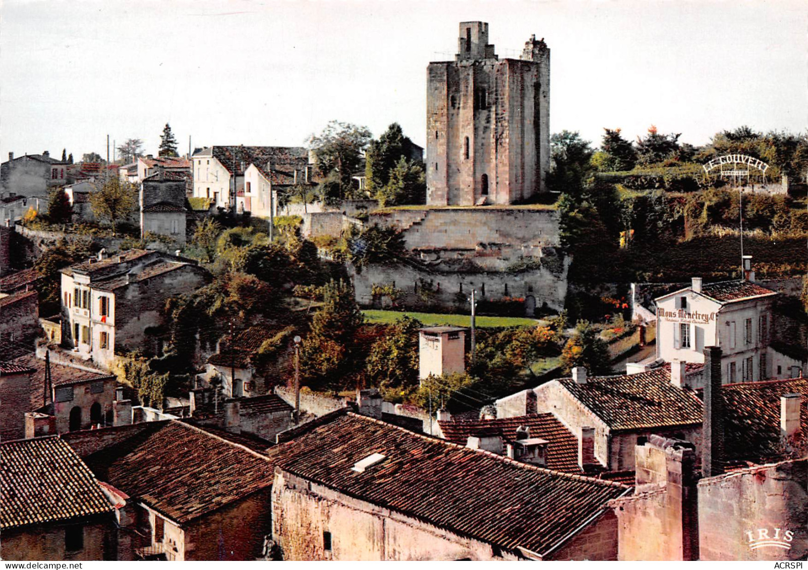 SAINT EMILION Vue Générale Et Le Donjon Du Chateau Du ROI  39 (scan Recto Verso)MG2803 - Saint-Emilion