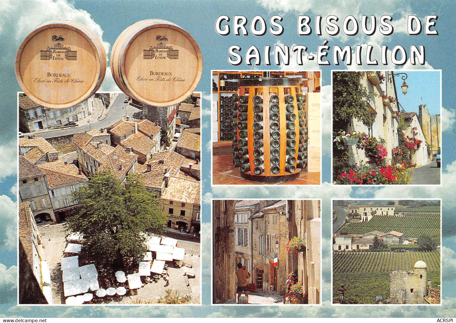 Gros Bisous De  SAINT EMILION   46 (scan Recto Verso)MG2803 - Saint-Emilion