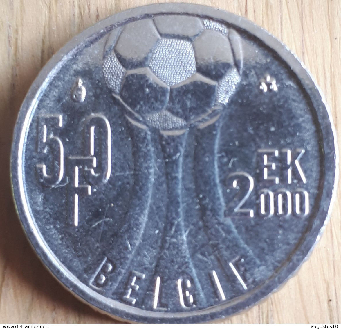 BELGIË : 50 Francs 2000 VL WK Voetbal UNC - 50 Francs