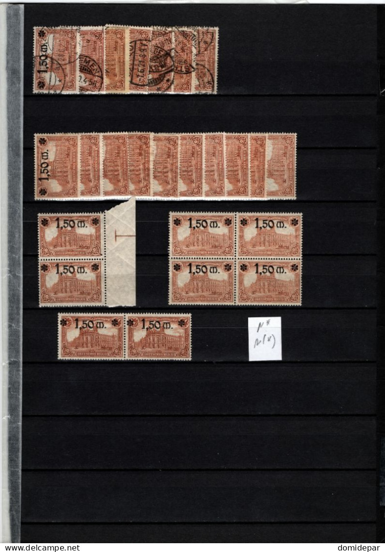 Deutsches Reich  N° 117 N** N* Obli - Used Stamps
