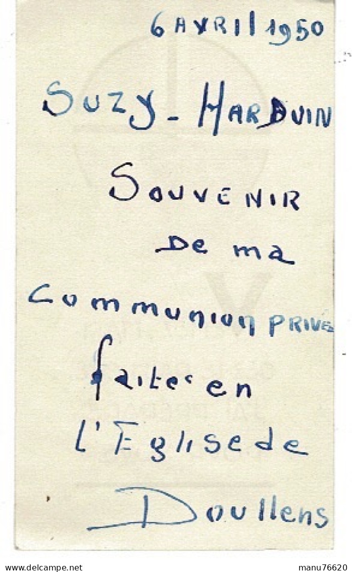 IMAGE RELIGIEUSE - CANIVET : Suzy H...? Doullens - Somme - France . - Religion & Esotérisme