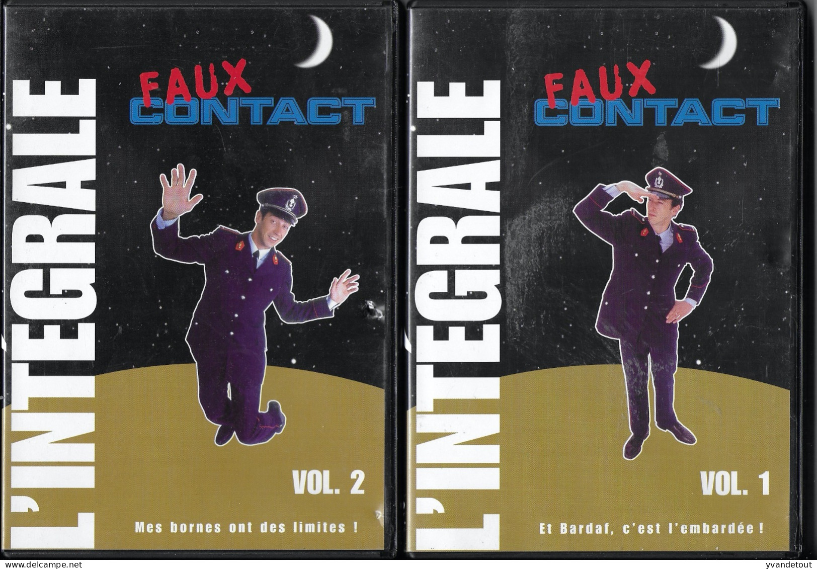 DVD - Faux Contact. Vol 1 Et 2. L'intégrale. Manu Thoreau. 2004. Gendarmerie. Policier. Humour. Comédie. Rare - TV-Reeksen En Programma's
