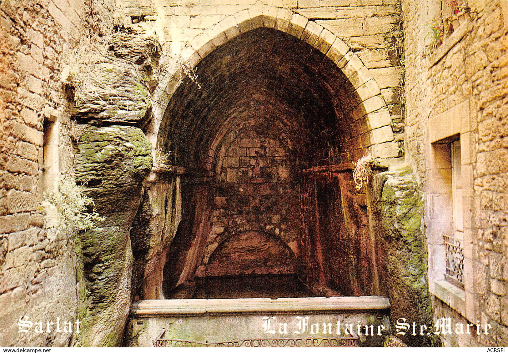 SARLAT  La Fontaine Sainte Marie   6  (scan Recto Verso)MG2828 - Sarlat La Caneda