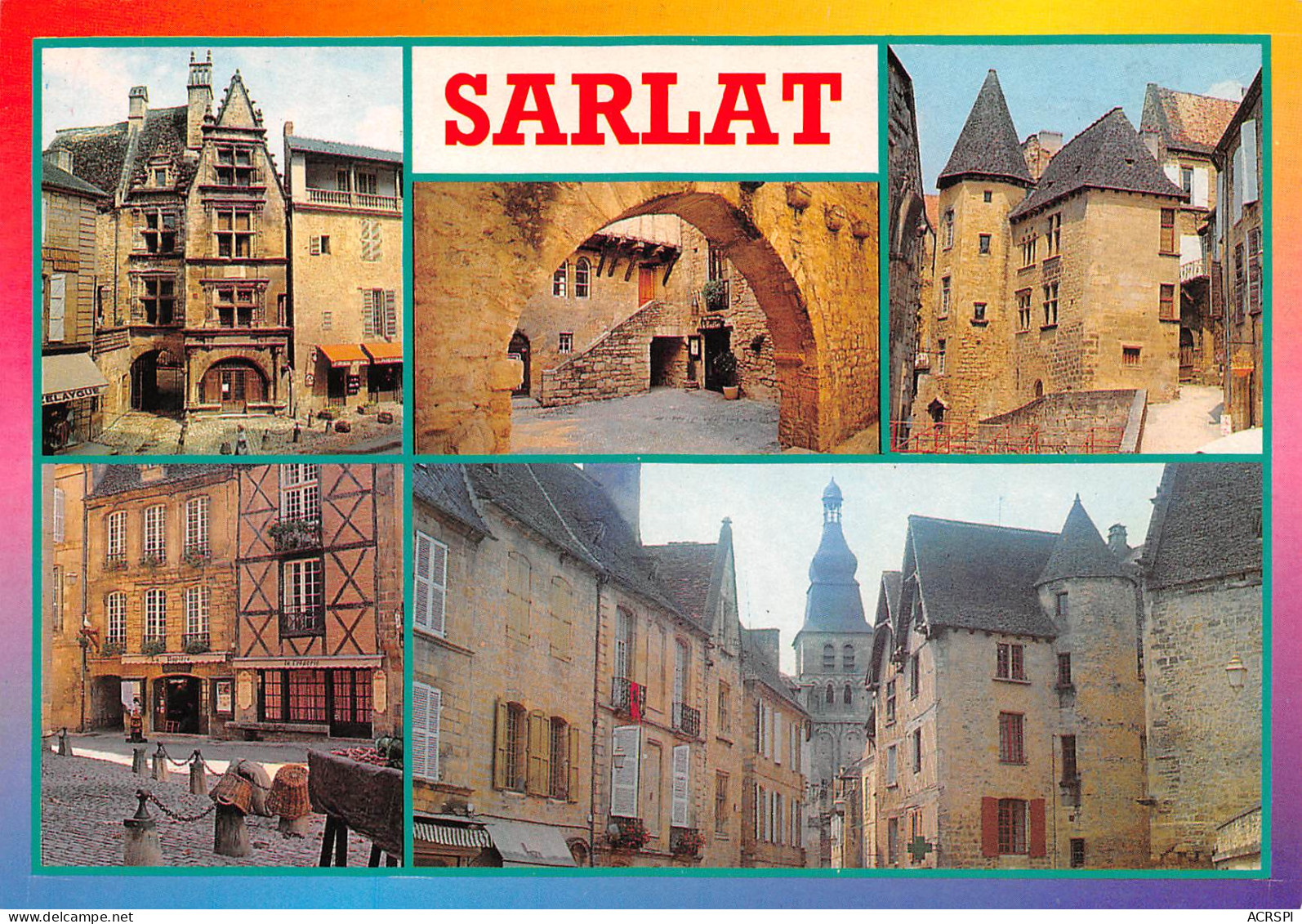 SARLAT  Diverses Vue De La Cite Et Ses Maisons   28  (scan Recto Verso)MG2828 - Sarlat La Caneda