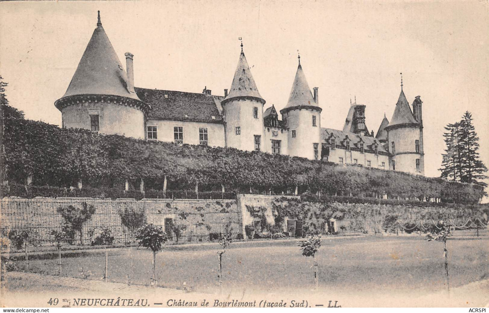 88  VOSGES  NEUFCHATEAU Le Chateau De Bourlémont  18 (scan Recto Verso)MG2828BIS - Neufchateau