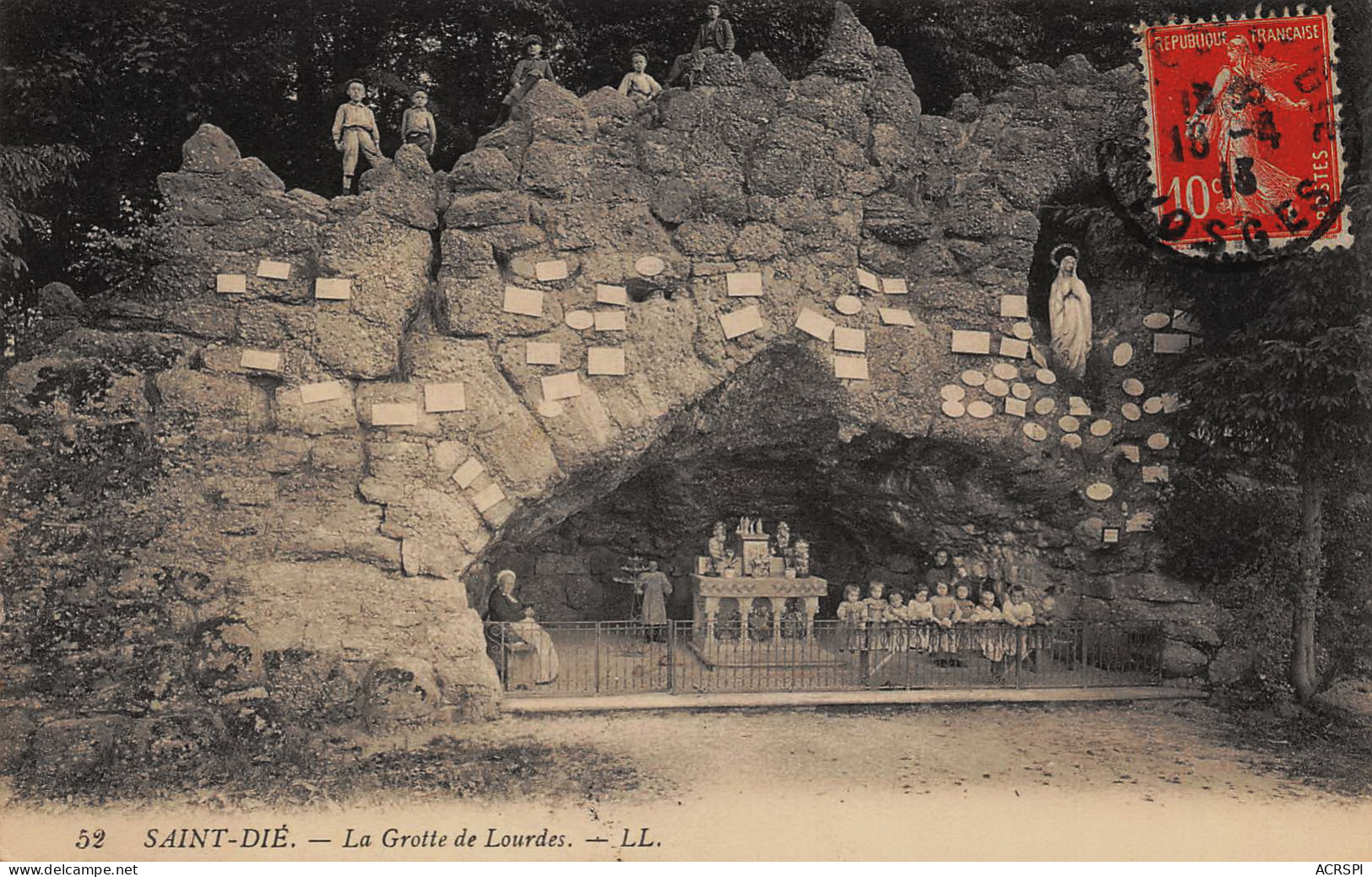 88 SAINT DIE La Grotte De Lourdes  38 (scan Recto Verso)MG2828BIS - Saint Die