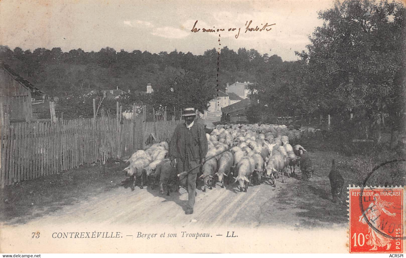 CONTREXEVILLE  Berger Et Ses Moutons  36 (scan Recto Verso)MG2828TER - Contrexeville