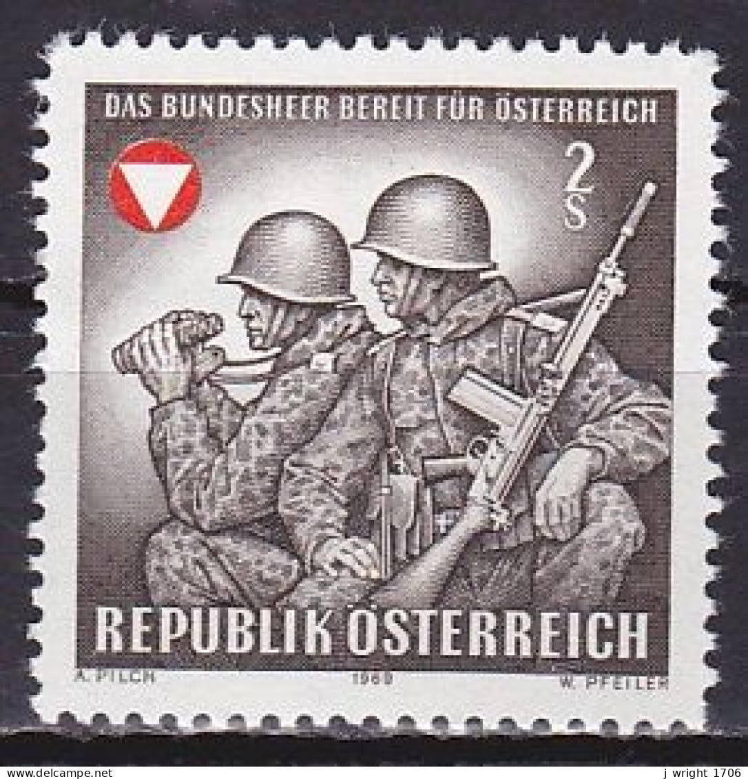 Austria, 1969, Austrian Federal Army, 2s, MNH - Ongebruikt