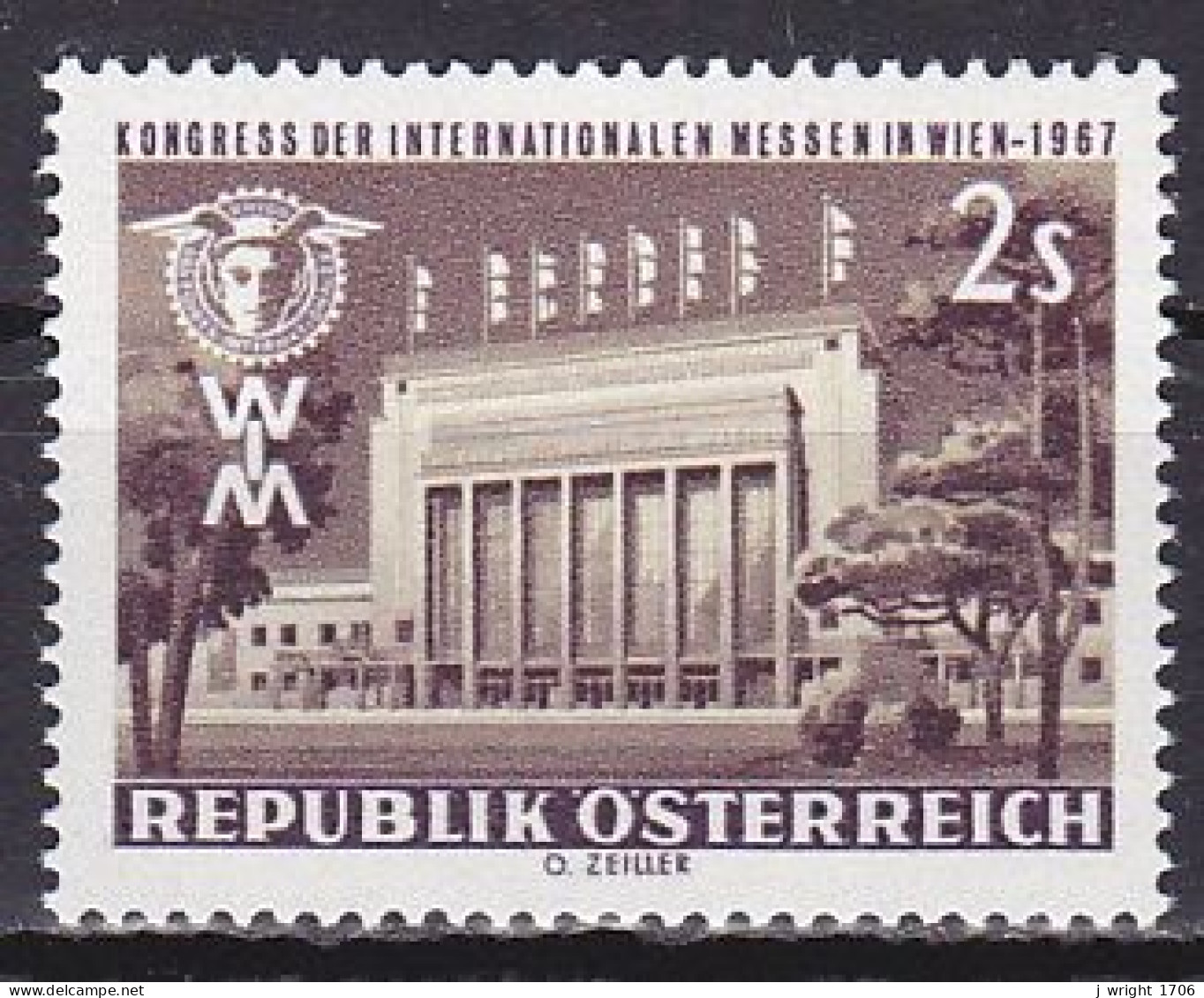 Austria, 1967, International Trade Fairs Congress, 2s, MNH - Ongebruikt