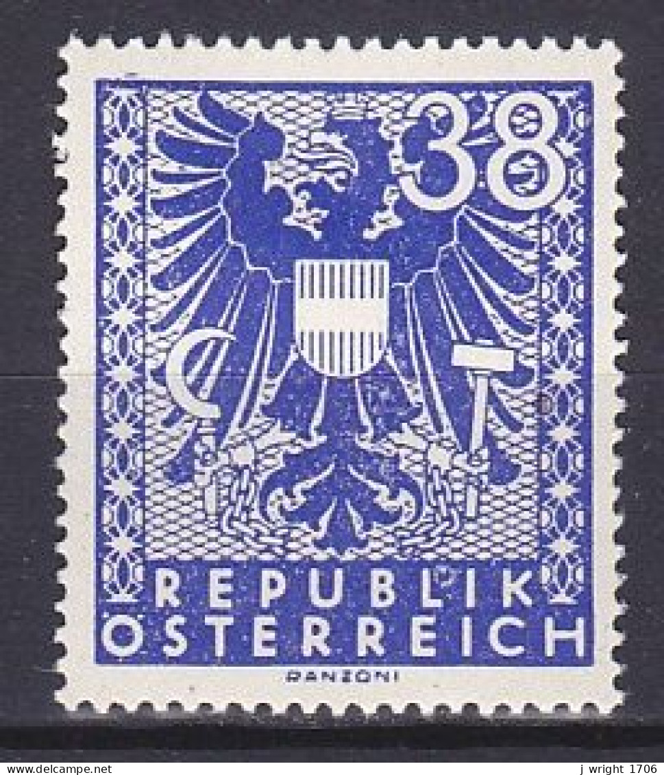 Austria, 1945, Coat Of Arms, 38pf, MH - Unused Stamps